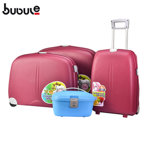 BUBULE DL403 4 PCS PP Travel Trolley Luggage Set Spinner Wheeled Suitcases