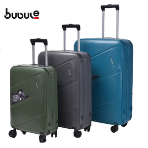 BUBULE PP Wheeled 3PCS Trolley Luggage Sets Customized Spinner Luggage Bags forTravel