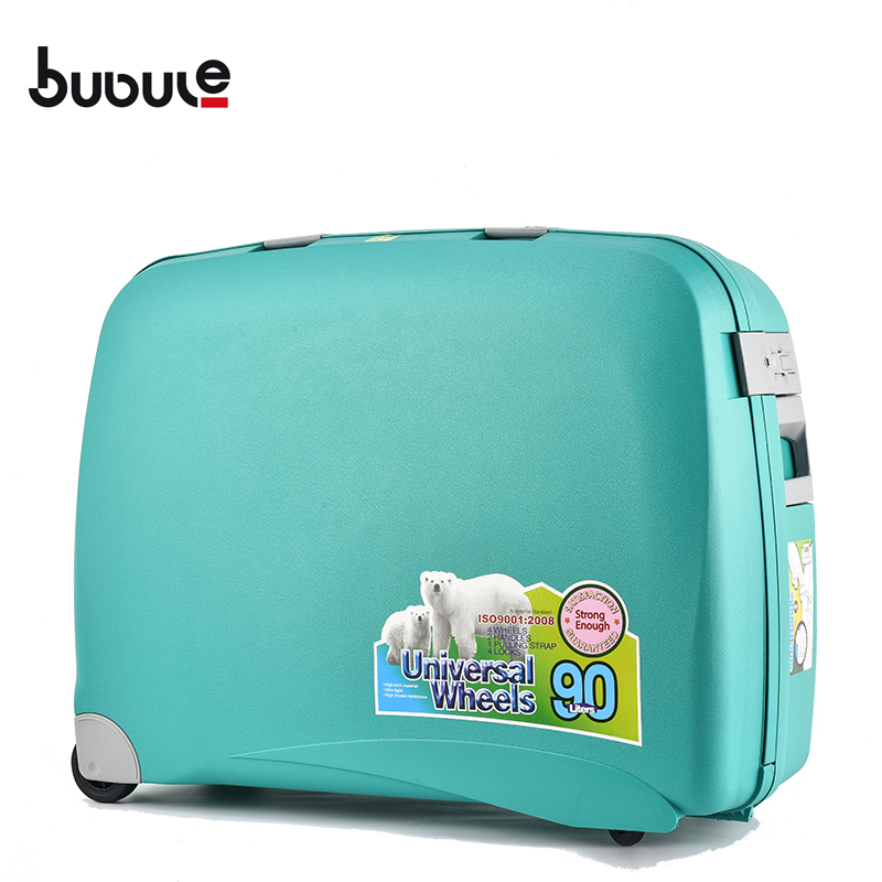 BUBULE Hot Sale 100% PP OEM Trolley Customized Travel Suitcase Wheeled Luggage Set