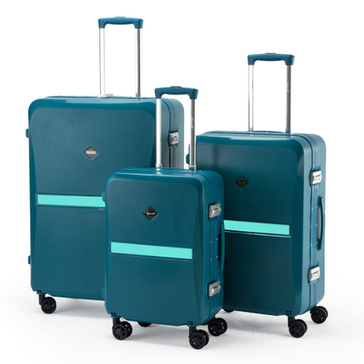 BUBULE Pp Fashion Hard Case Wheel Bag Spinner Box Trolley Luggage Waterproof Rolling Luggage Travel Suitcase