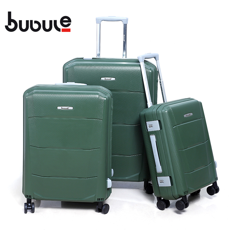 BUBULE 22'' Popular PP Luggage Wheeled Bag Customize Travelling Suitcase