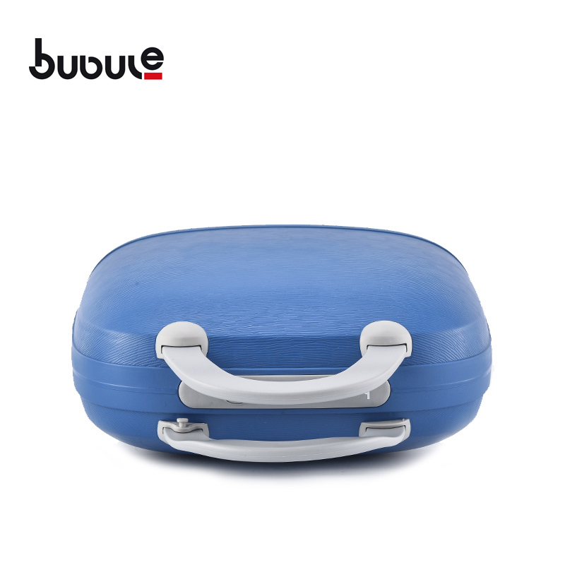 BUBULE14" PP Lock Cosmetic Box Women Makeup Case Bag for Travel